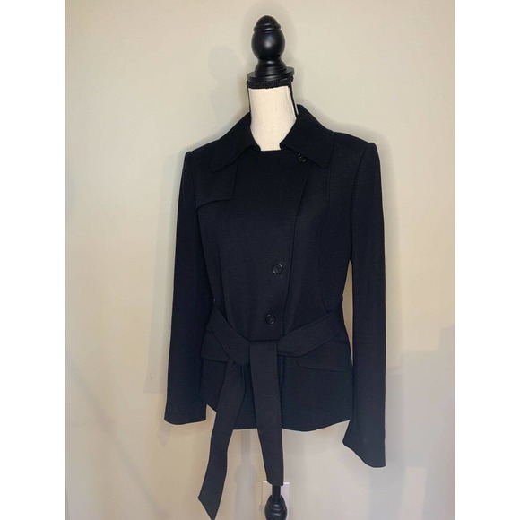 Ann Taylor Blazer Military Style Black - Picture 6 of 9